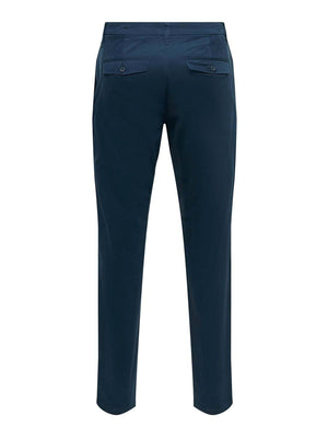 Classic Chinos - Navy - TeeShoppen Group™ - Pants - Only & Sons