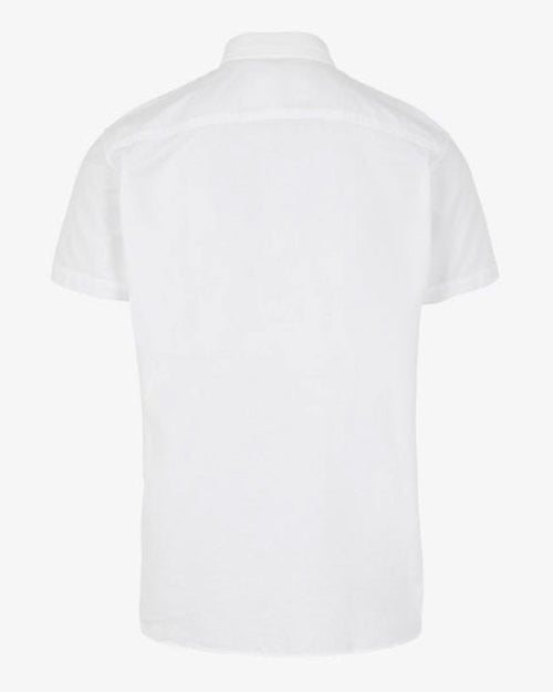 Classic short-sleeved shirt - White - TeeShoppen Group™ - Formal Shirts & Blouses - Selected Homme