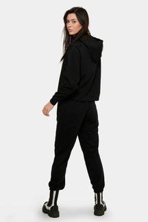 Comfortabele hoodie - zwart
