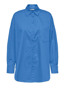 Corina los shirt - marineblauw