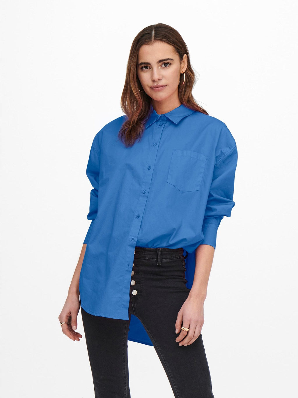 Corina los shirt - marineblauw