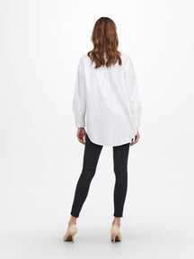 Corina Loose Shirt - White