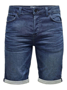 Denim shorts - blauwe denim