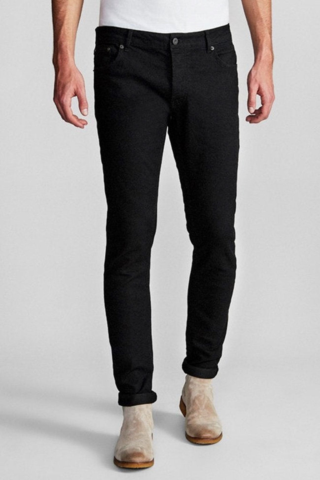 Denim slank jeans stretch - zwart