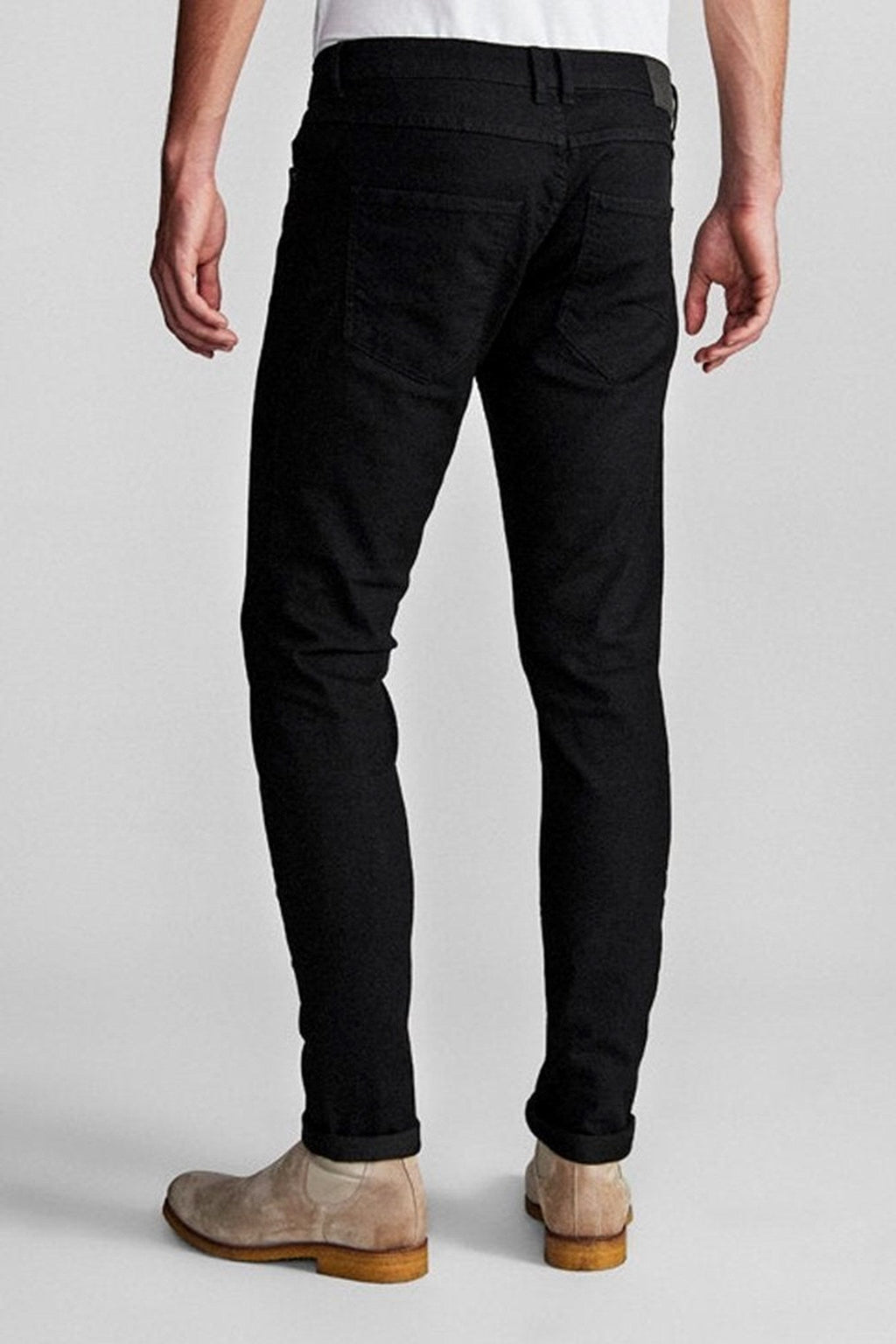 Denim slank jeans stretch - zwart