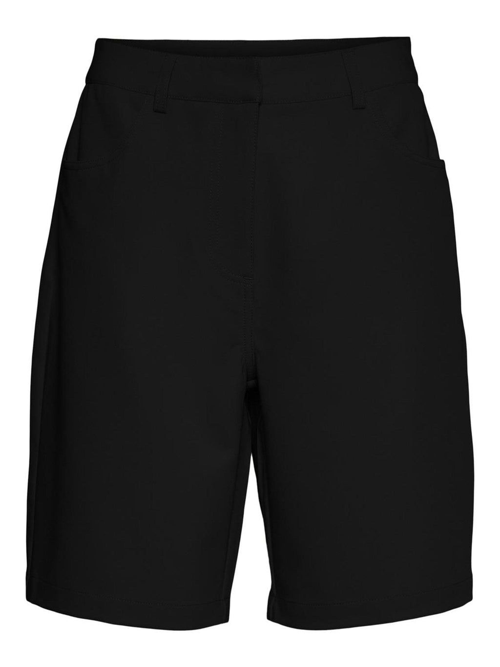 Drew High Taille Wide Shorts - Black