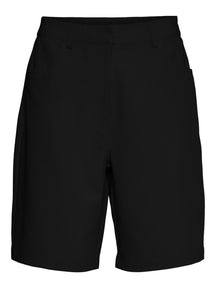 Drew High Taille Wide Shorts - Black