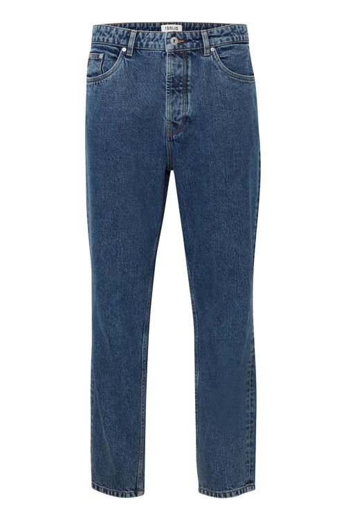 Dylan Dad Fit Jeans - Blue Denim - TeeShoppen Group™ - Jeans - Solid