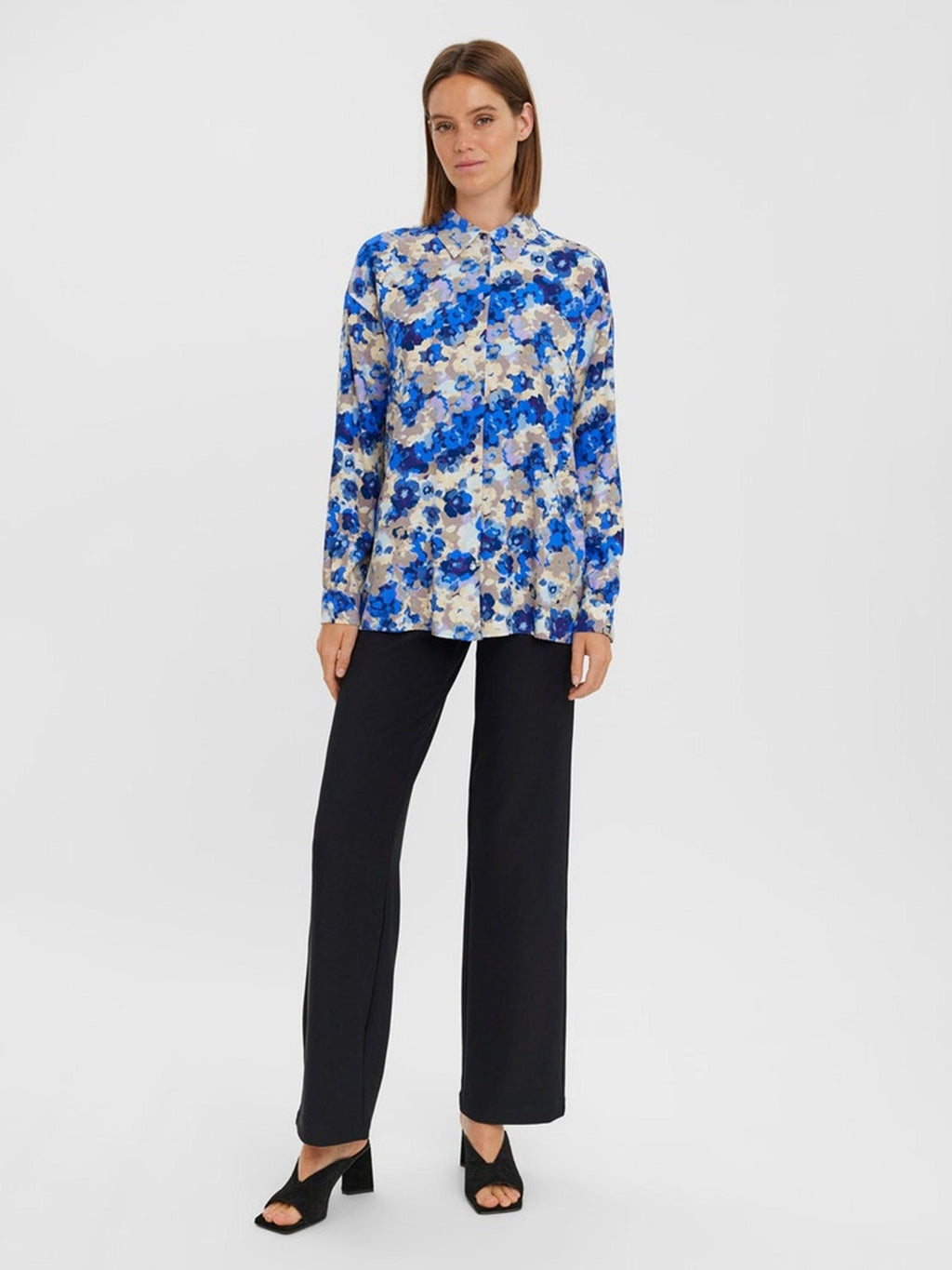 Elly Longsleeve shirt - nautisch blauw