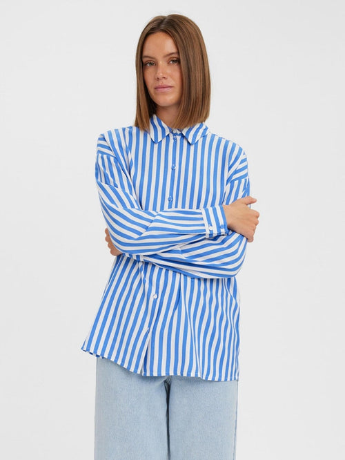 Elly Longsleeve Shirt - Regatta - TeeShoppen Group™ - Formal Shirts & Blouses - Vero Moda
