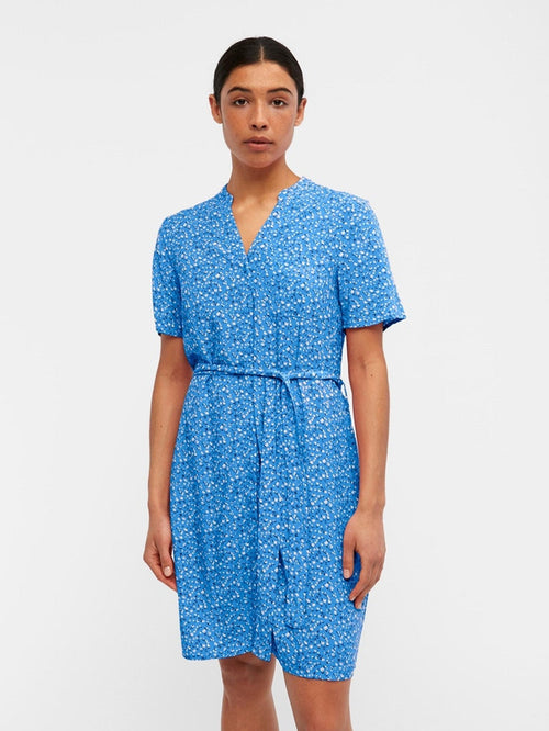 Ema Elise Shirt Dress - Marina - TeeShoppen Group™ - Dress - Object