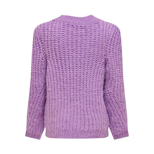 Erica Pullover - Purple - TeeShoppen Group™ - Knitwear - Kids Only