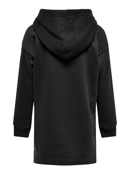 Every Life Hoodie Dress - Black - TeeShoppen Group™ - Shirt - Kids Only