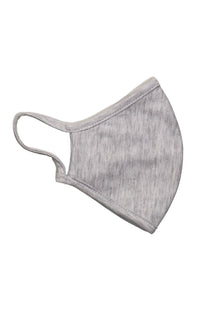 Fabric mask - Light gray (organic cotton)