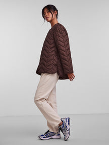 Fawn Short Quilted Jacket - Chacory Coffee