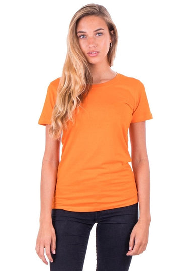 Gemonteerd t -shirt - oranje