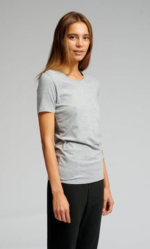 Fitted T-shirt - Oxford Grey