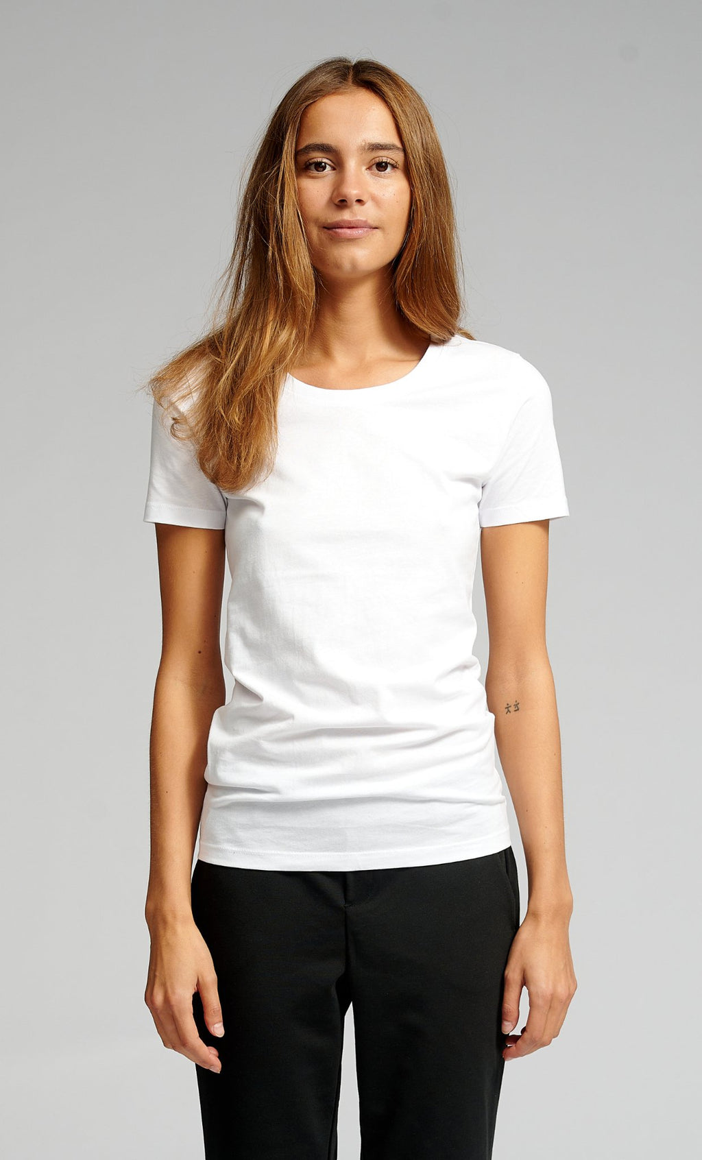 Fitted T-shirt - White