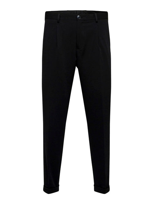 Flex Pants - Black - TeeShoppen Group™ - Pants - Selected Homme