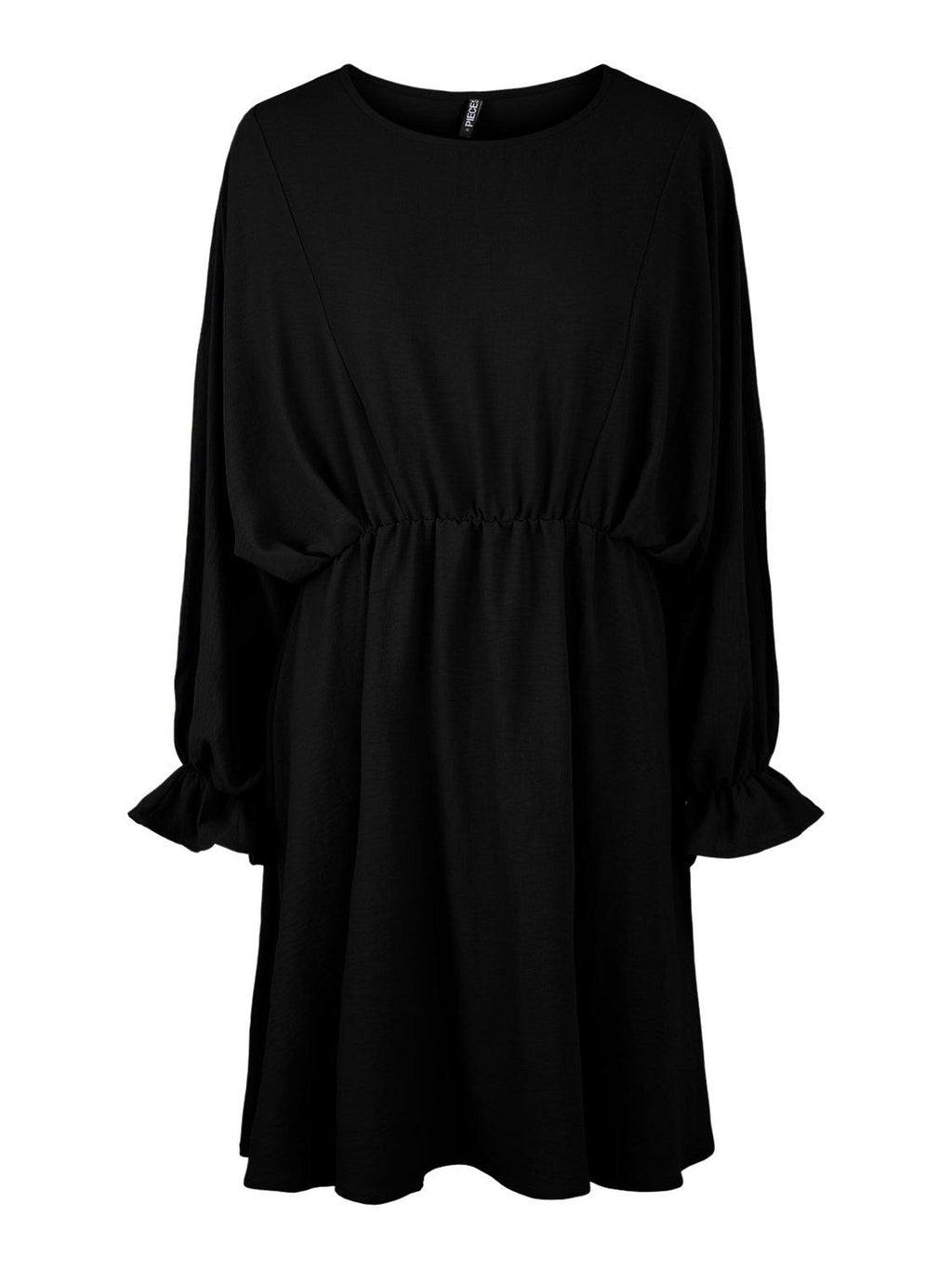 Flore jurk met lange mouwen - zwart