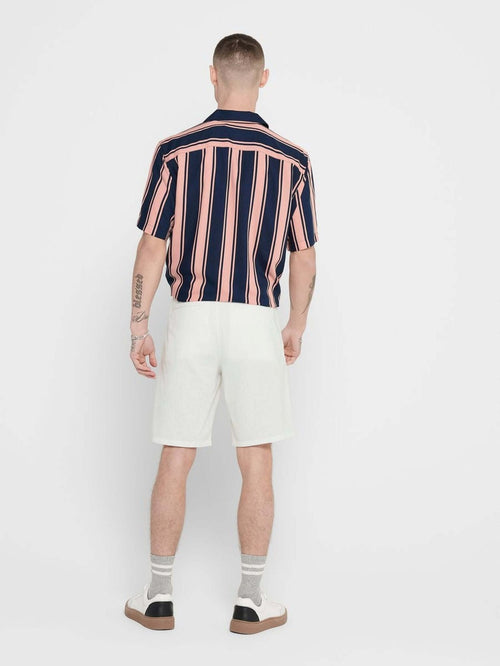 Hear shorts - White - TeeShoppen Group™ - Shorts - Only & Sons