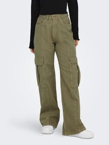 Hope High Taille Cargo Pants - aloë