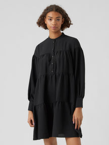 Hyms Long Sleeve Dress - Black