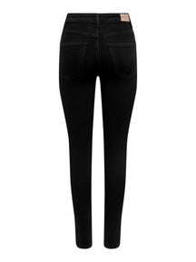 Iconische highwaist jeans - zwart