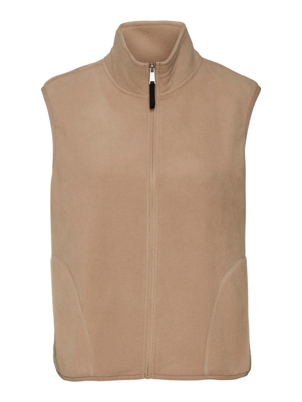 Ilsa taille jas vest - zilveren nerts