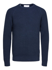 Irven Knit Sweater - Navy