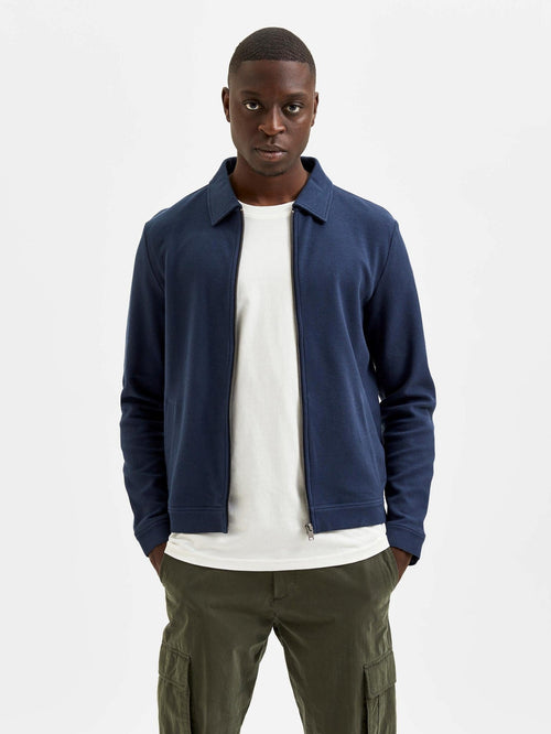 Jacob Hybrid Jacket - Navy Blazer - TeeShoppen Group™ - Jacket - Selected Homme