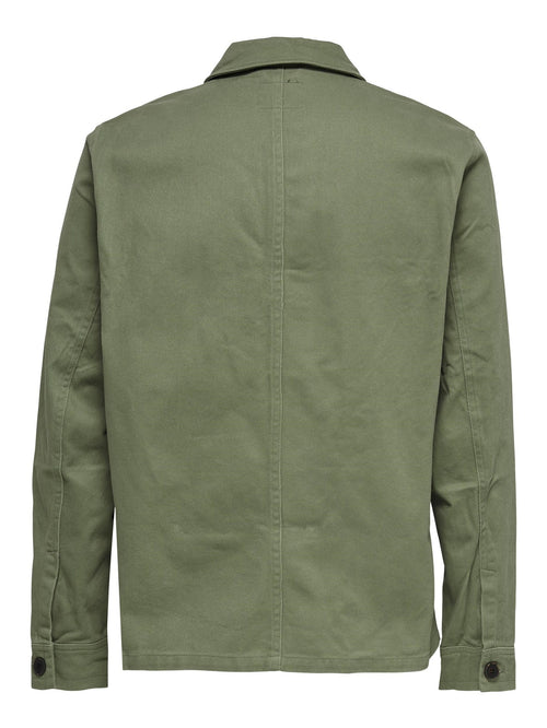 Jax Casual Jacket - Green - TeeShoppen Group™ - Jacket - Only & Sons