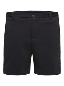 Jersey shorts jog - zwart