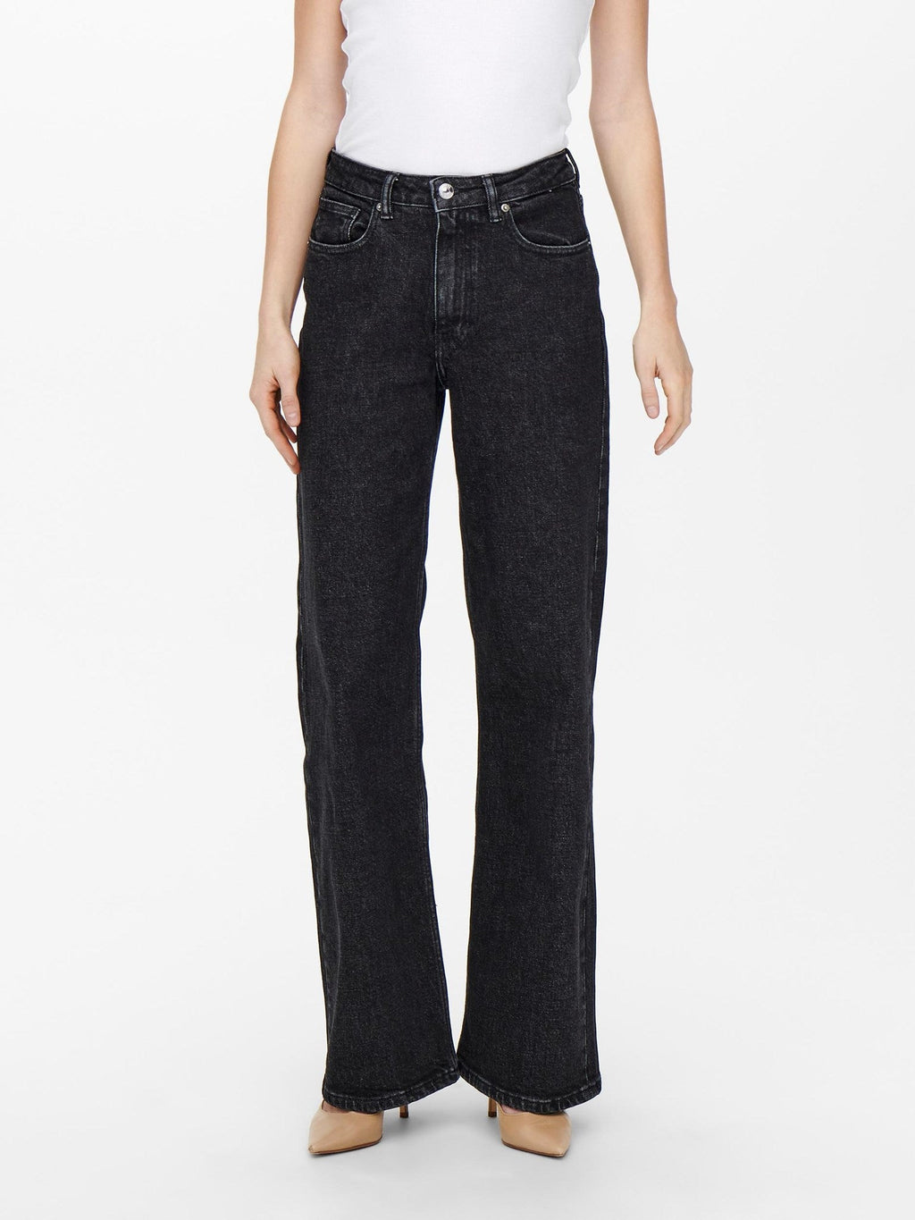 Juicy jeans (wide been) - zwarte denim