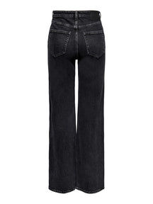 Juicy jeans (wide been) - zwarte denim