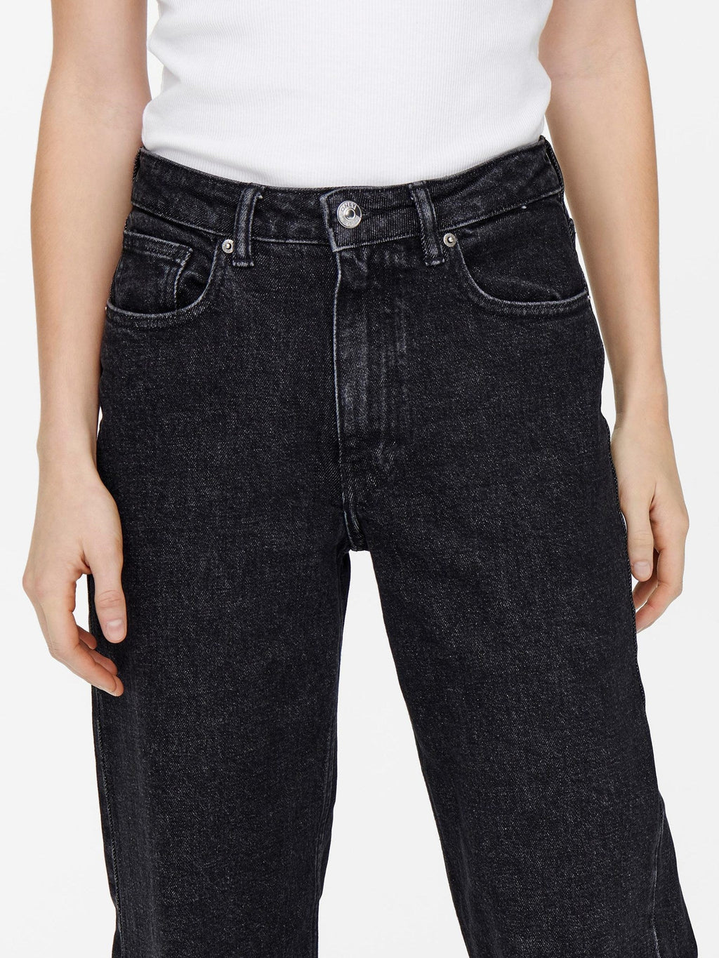 Juicy jeans (wide been) - zwarte denim