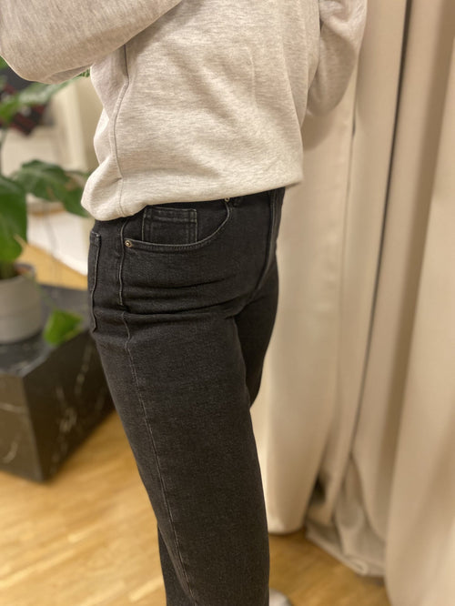 Juicy Jeans (wide leg) - Black denim - TeeShoppen Group™ - Jeans - ONLY