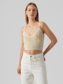 Justine Cropped Top - Birch