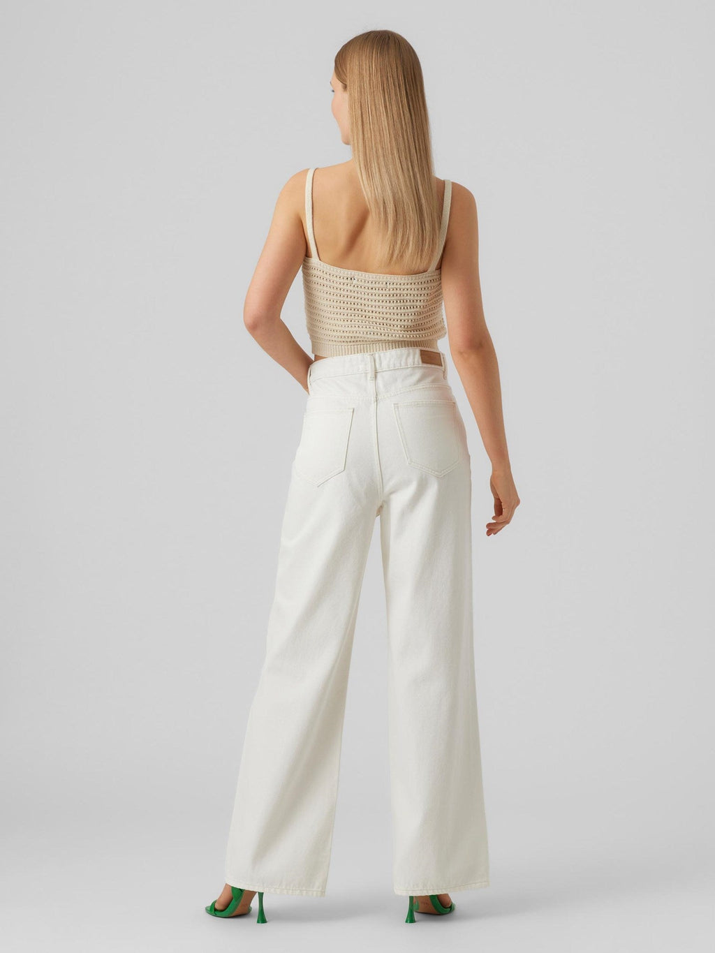 Justine Cropped Top - Birch