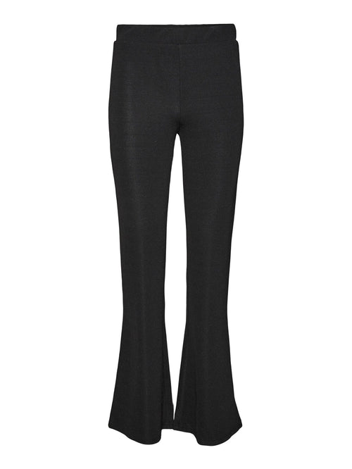 Kanva Flare Bukser - Sort - TeeShoppen Group™ - Pants - Vero Moda