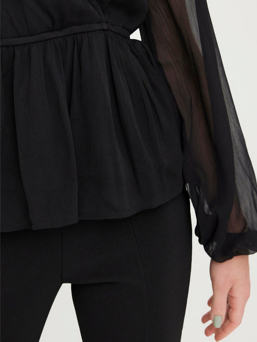 Kaya Shirt - Black - TeeShoppen Group™ - Formal Shirts & Blouses - Vero Moda