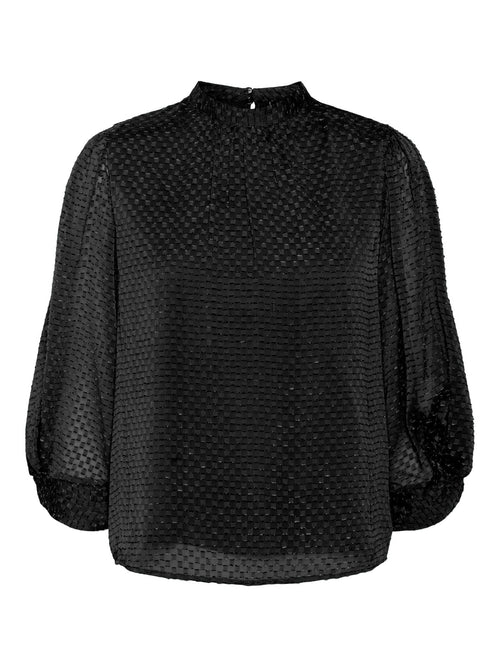 Krosa Bluse - Sort - TeeShoppen Group™ - Formal Shirts & Blouses - Vero Moda