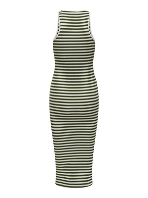 Lany Maxi Kjole - Rifle Green - TeeShoppen Group™ - Dress - ONLY