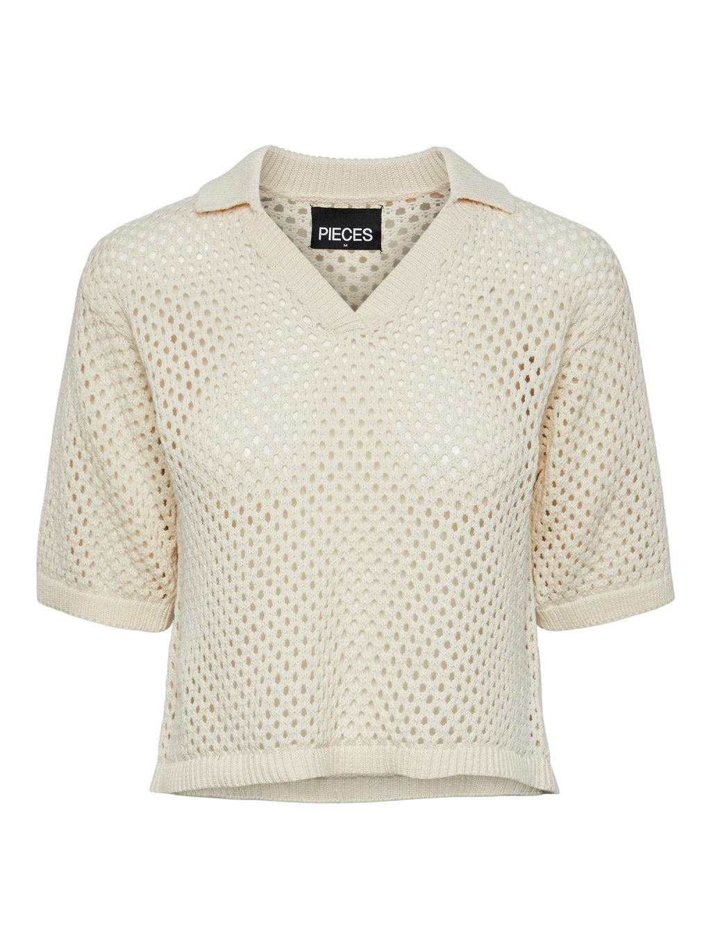 Laya Knit Polo - Witte rook