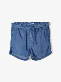 Light Denim shorts - Blue