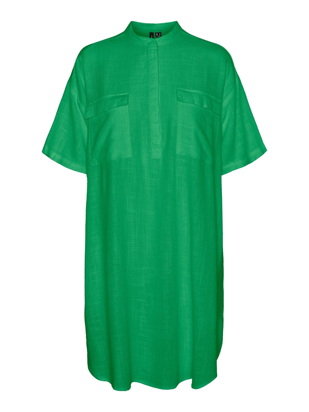 Lijn mini -jurk - helder groen