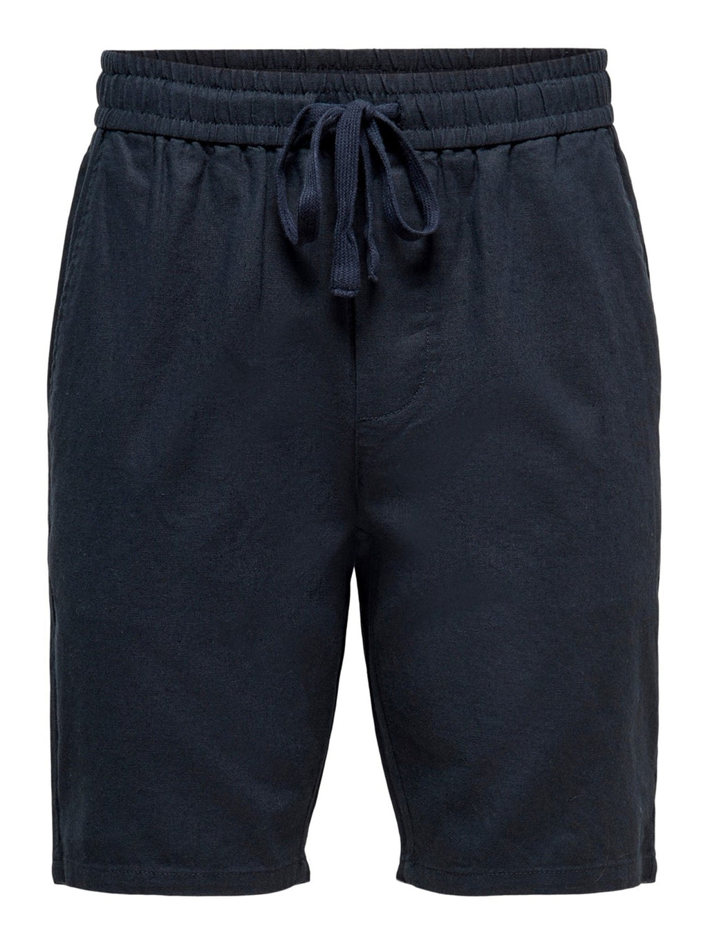 Linus linnen shorts - Dark Navy