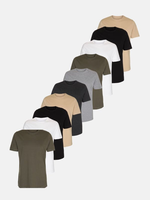 Long T-shirt – Package Deal (10 pcs.) - TeeShoppen Group™ - T-shirt - TeeShoppen