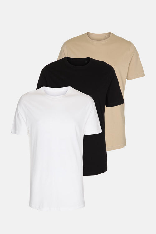 Long T-shirt - Package Deal (3 pcs.) - TeeShoppen Group™ - T-shirt - TeeShoppen
