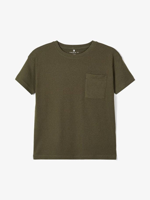 Loose fit t-shirt - Dark green - TeeShoppen Group™ - T-shirt - Name It